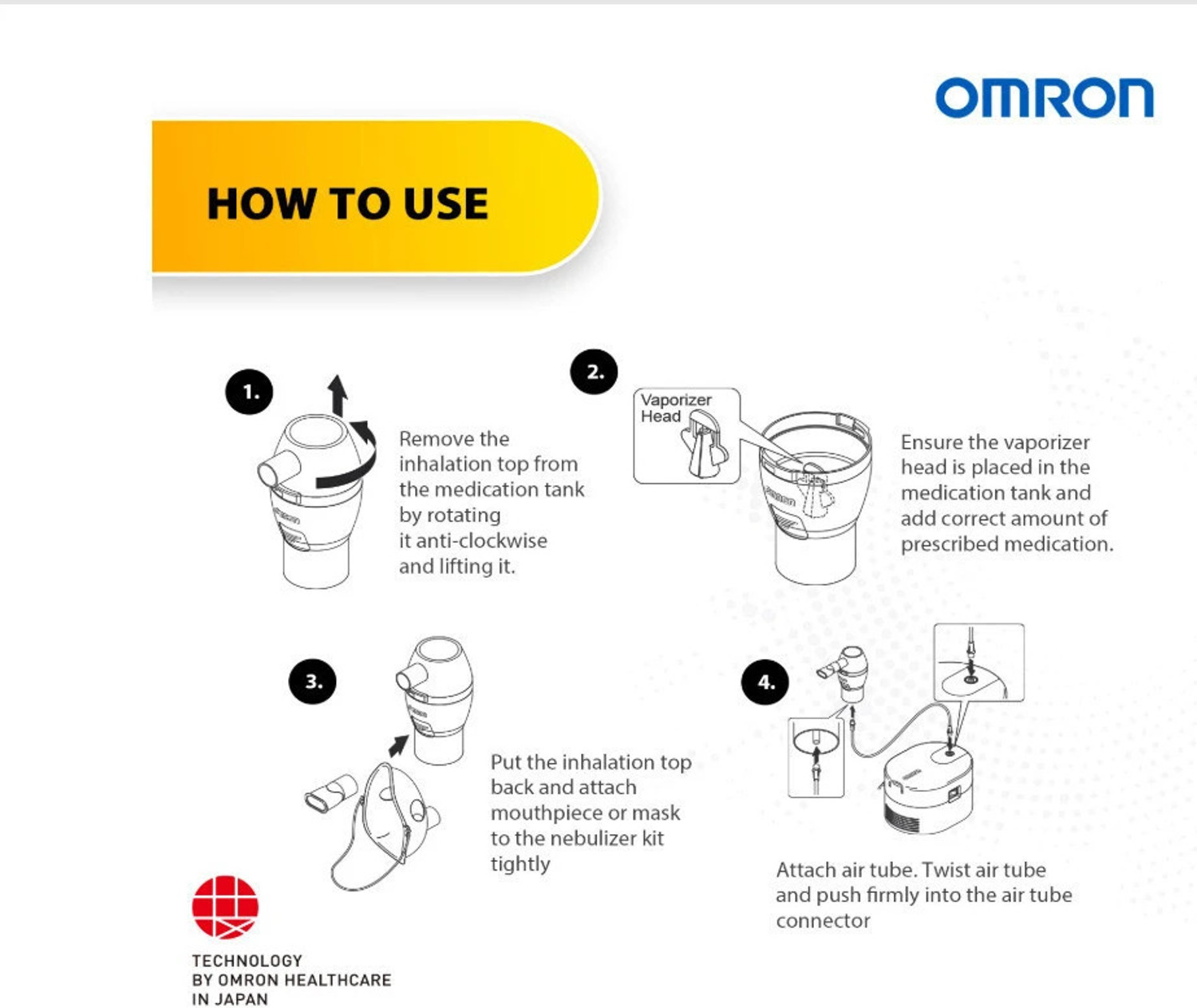 Image of Tcare Omron NE-C106 Compressor Nebulizer