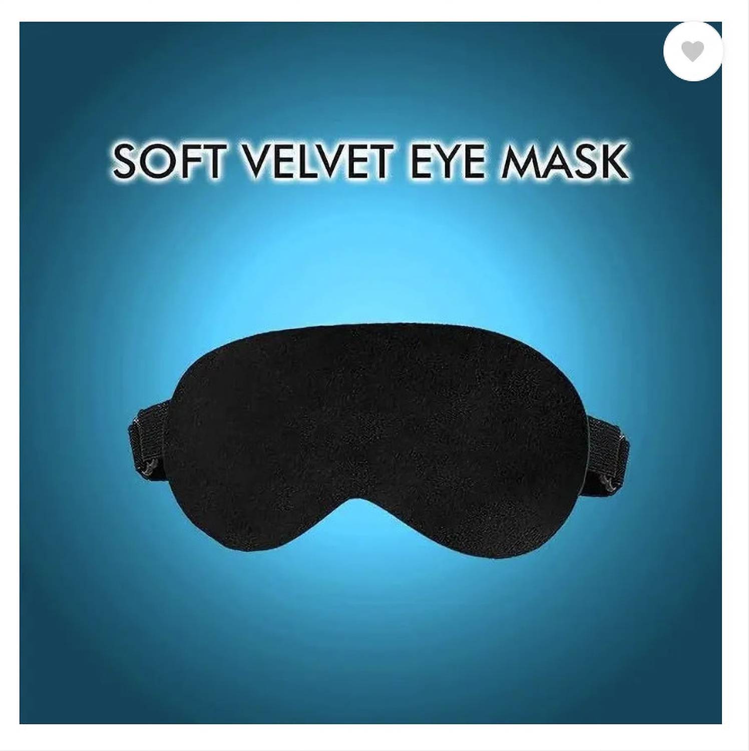त्यागीकलेक्शन U Shape Neck Pillow with Eye Mask (Black) - Image 4