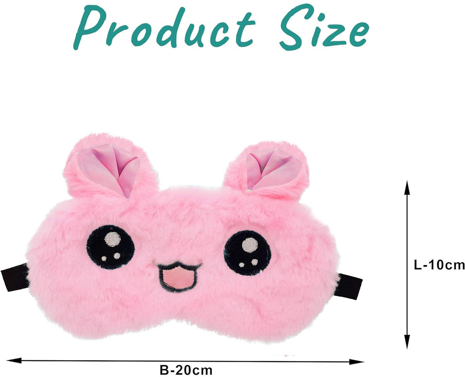 Image of Varnar Fur Super Soft Cute Cartoon Sleeping Eye Mask - Fur Cute Eye Mask-218-210