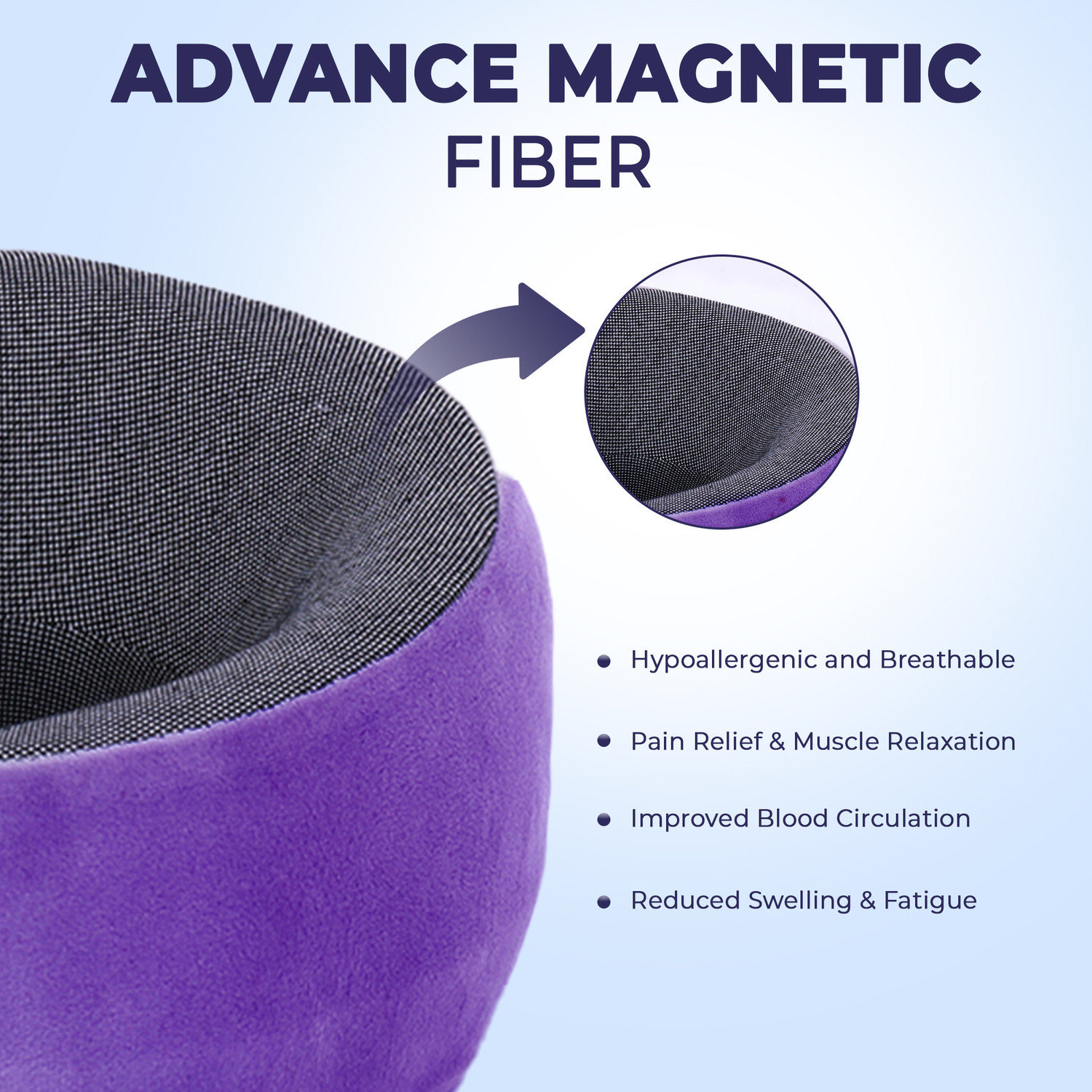 Image of Billebon Gel Infused Travel Neck Pillow with Adjustable Snap Button for Travelling Neck Pillow & Eye Shade