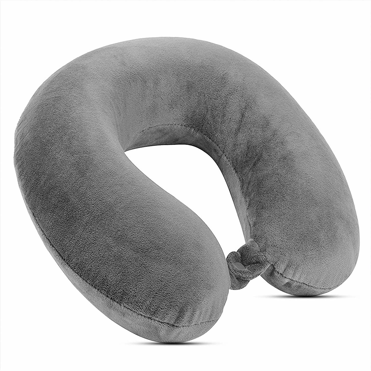 Zenenx Neck Travel Pillow, U-Shaped, Grey - Image 1