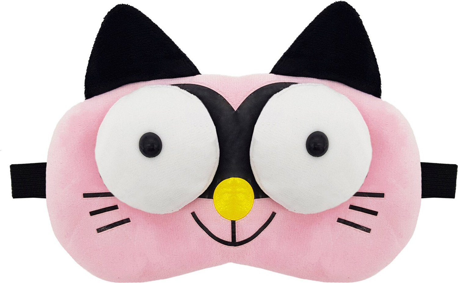 Image of Jenna 3D Cat Pink Sleeping Eye Mask for Insomnia, Meditation, Puffy Eyes and Dark Circles Eye Shade