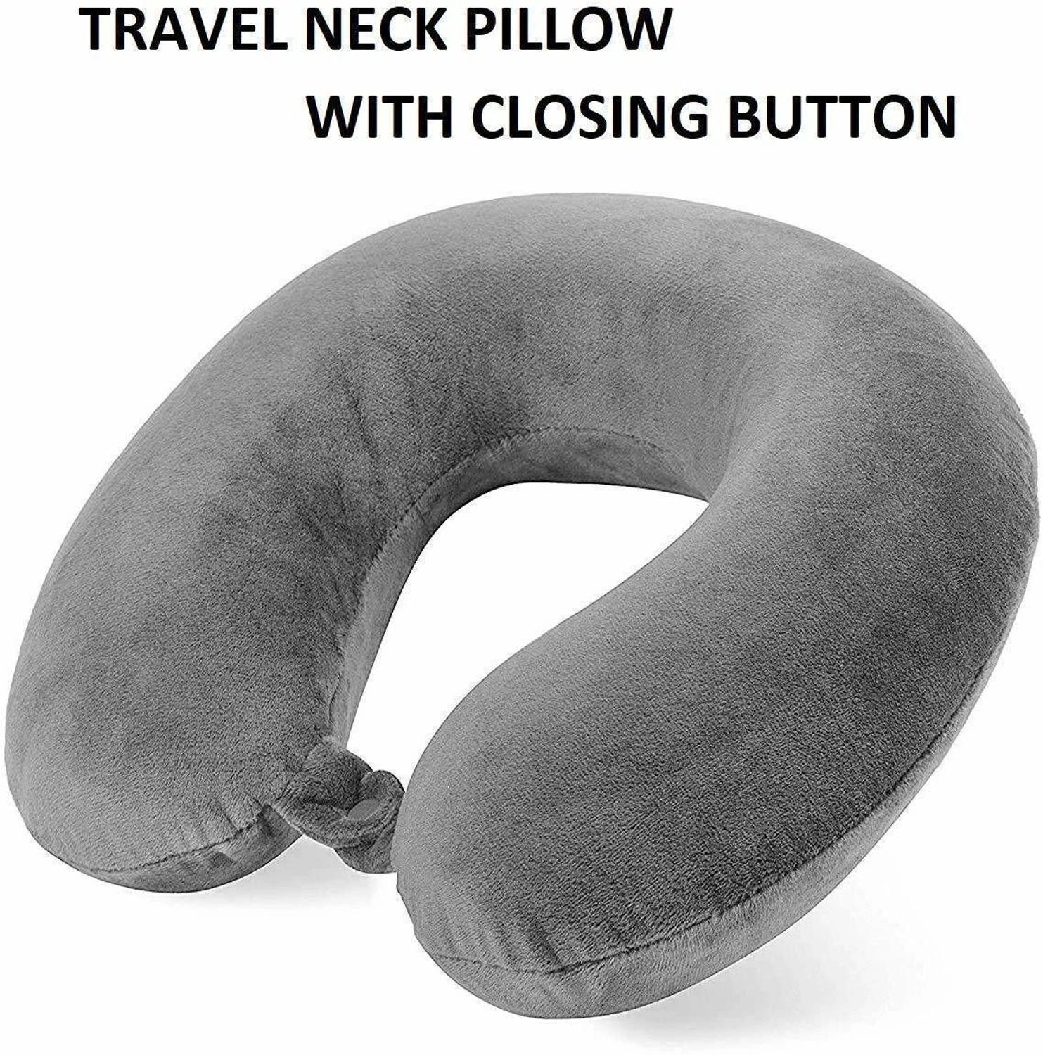 Zenenx Neck Travel Pillow, U-Shaped, Grey - Image 3