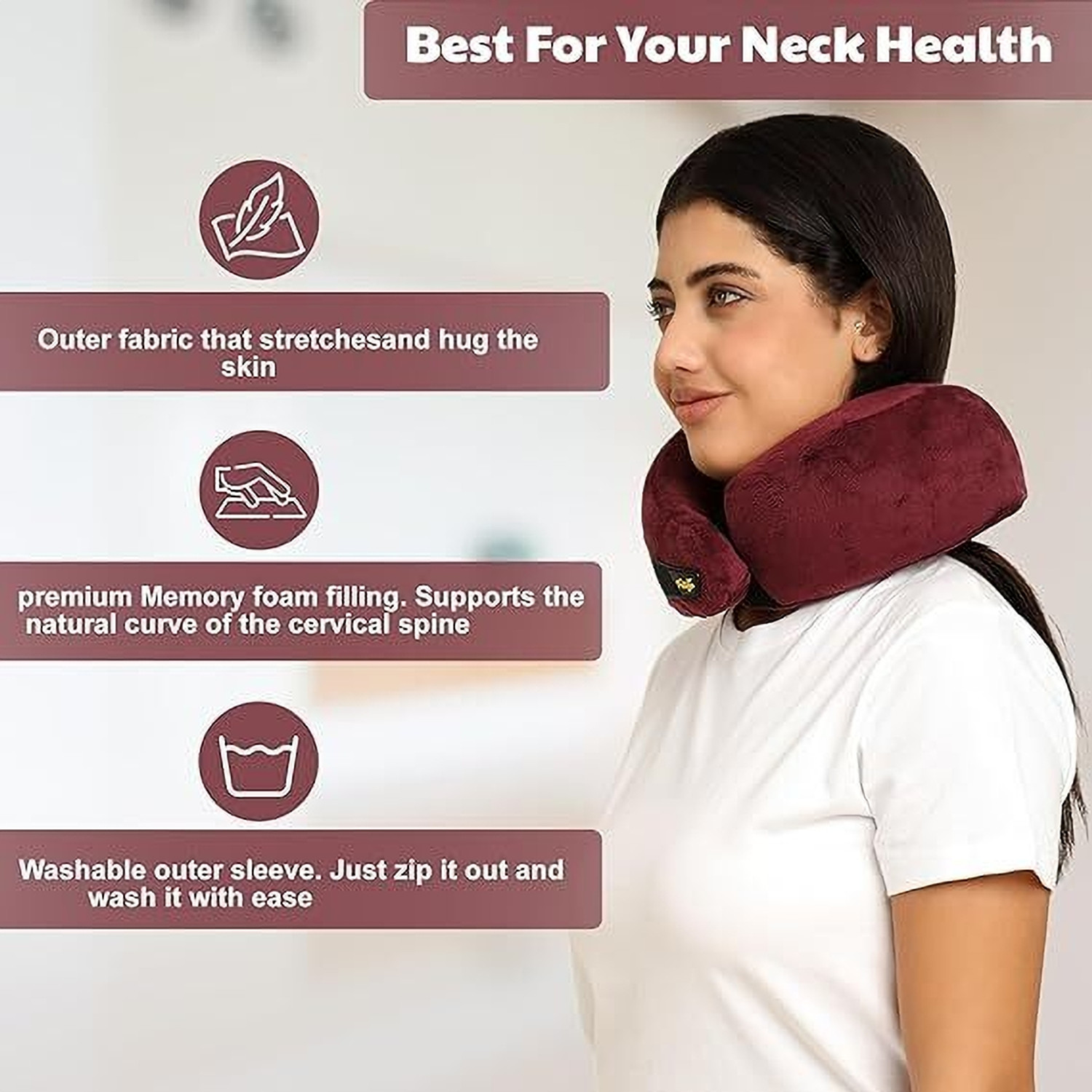 Image of Frillgo TRVNCKPLO Neck Pillow