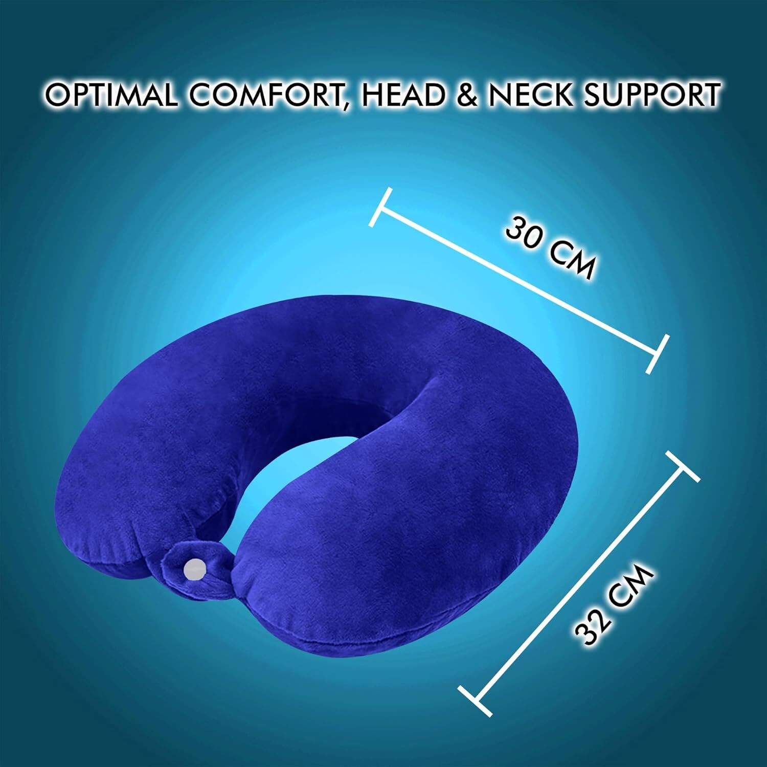 Image of Click2Store Neck Pillow Eye Mask Combo Airplane Travel Pillow with Sleeping Eyemask Neck Pillow & Eye Shade