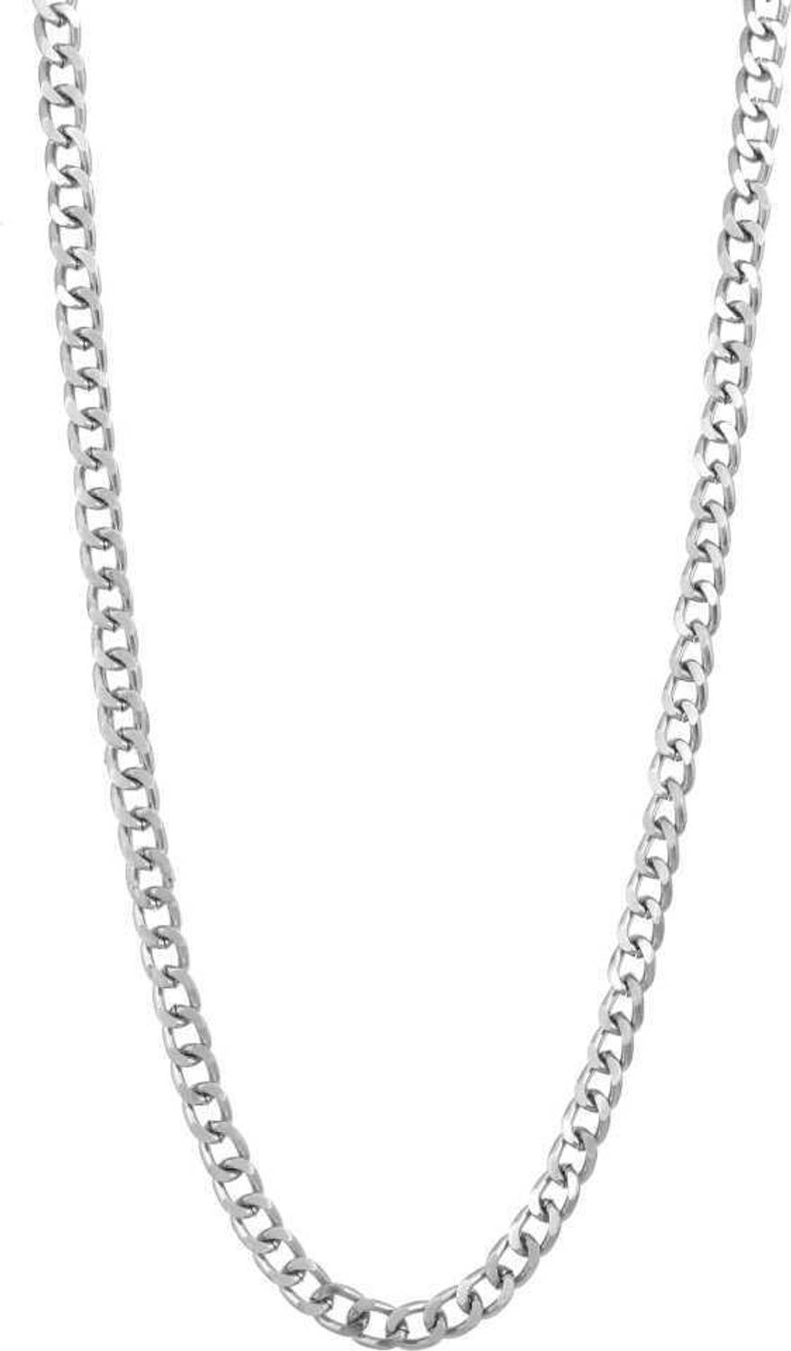 TFJ Sterling Silver Plated Stainless Steel Chain