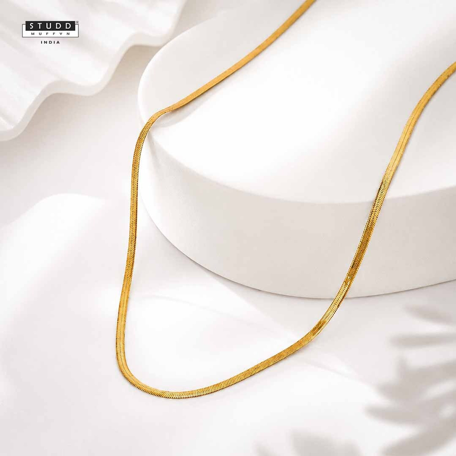Image of Studd Muffyn VELORE Snake Chain - 18K Gold Tone Plated Gold-plated Plated Metal Chain