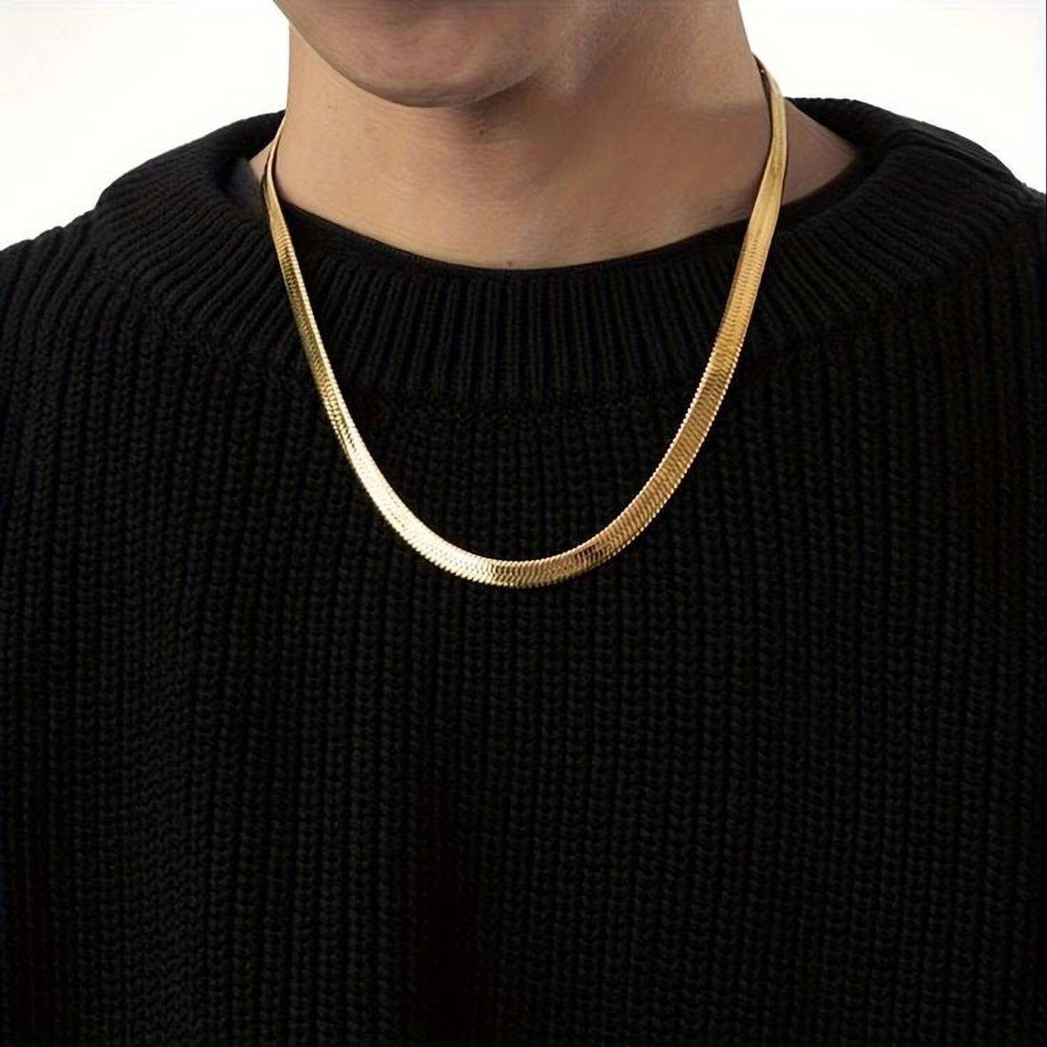Anti Tarnish Plain Silk Design Gold-plated Plated Stainless Steel Chain - Image 3