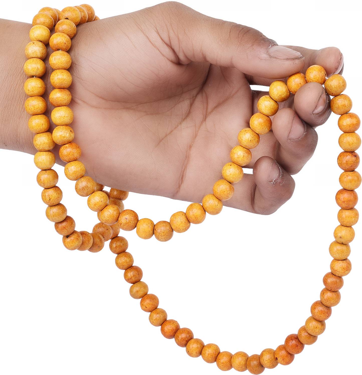 Bismaadh 108 Mala Beads Necklace Beads Wood Necklace