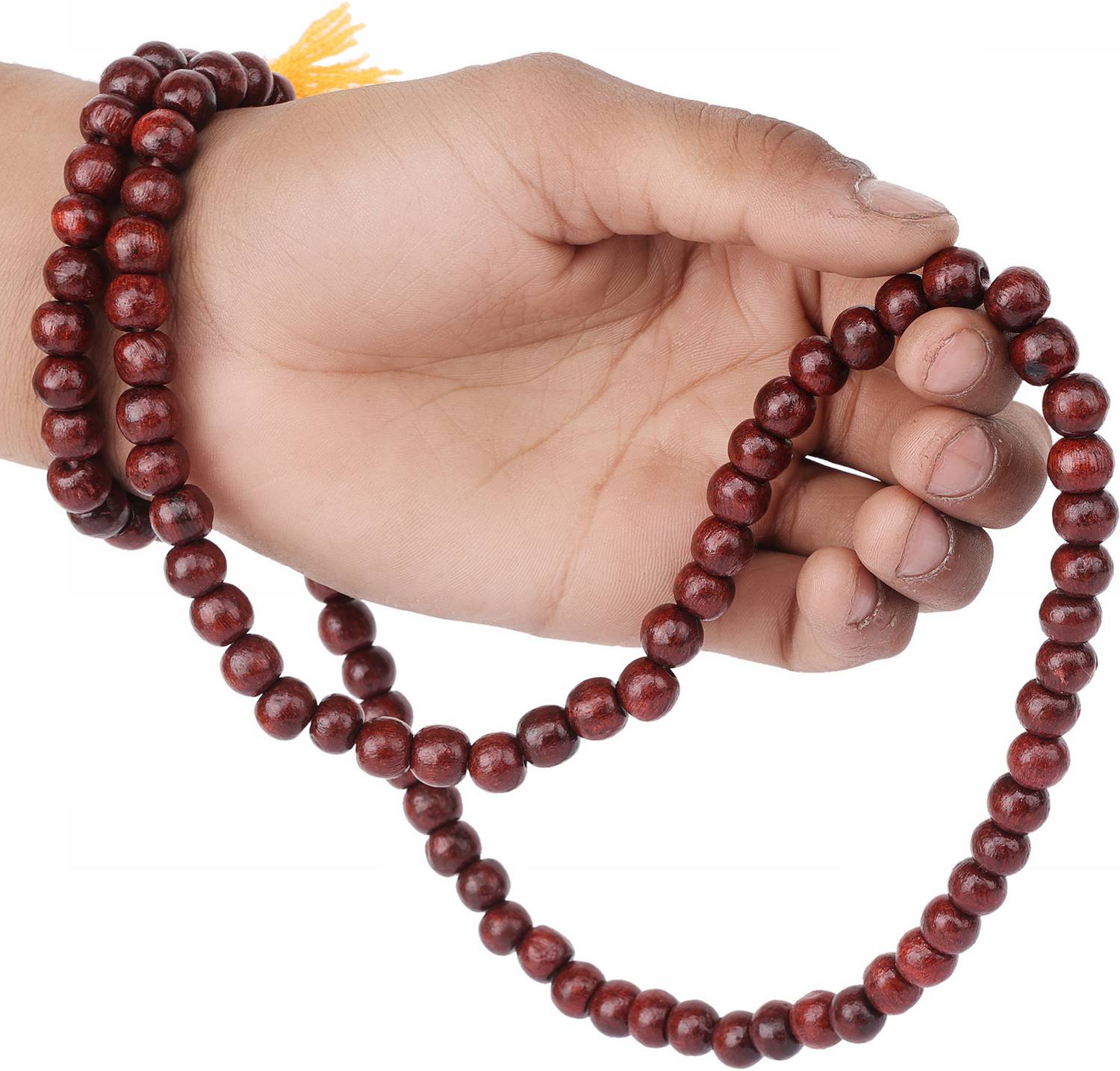 Bismaadh 108 Mala Beads Necklace Beads Wood Necklace