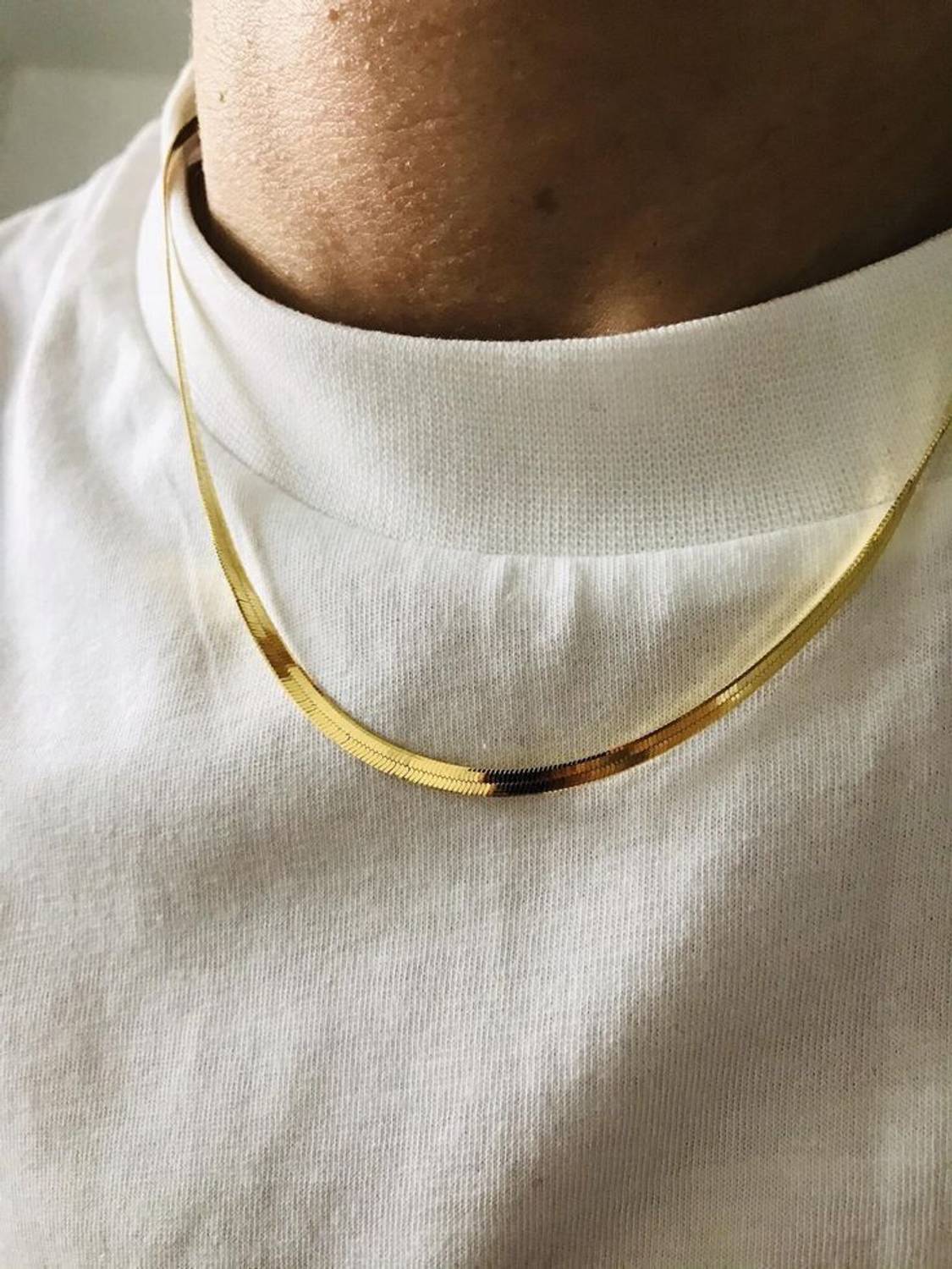 Anti Tarnish Plain Silk Design Gold-plated Plated Stainless Steel Chain - Image 2
