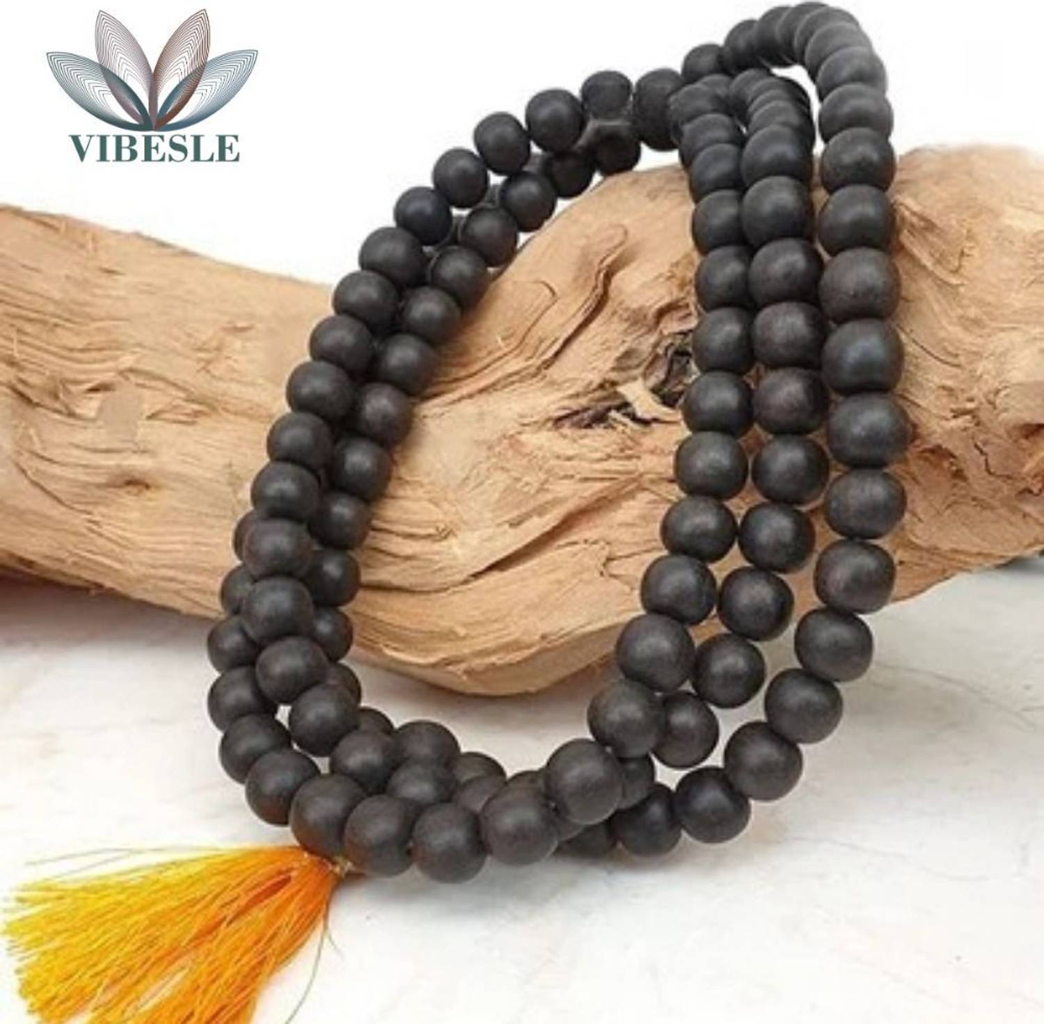 VIBESLE Karungali Malai Ebony Wood Necklace - Image 3