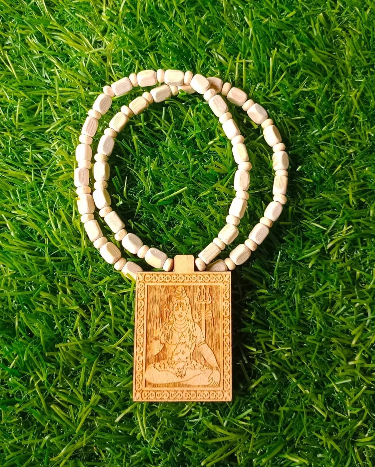 APNA KANHA Original Lord Shiva Tulsi Kanthi Mala( Pack Of 1) Wood Necklace