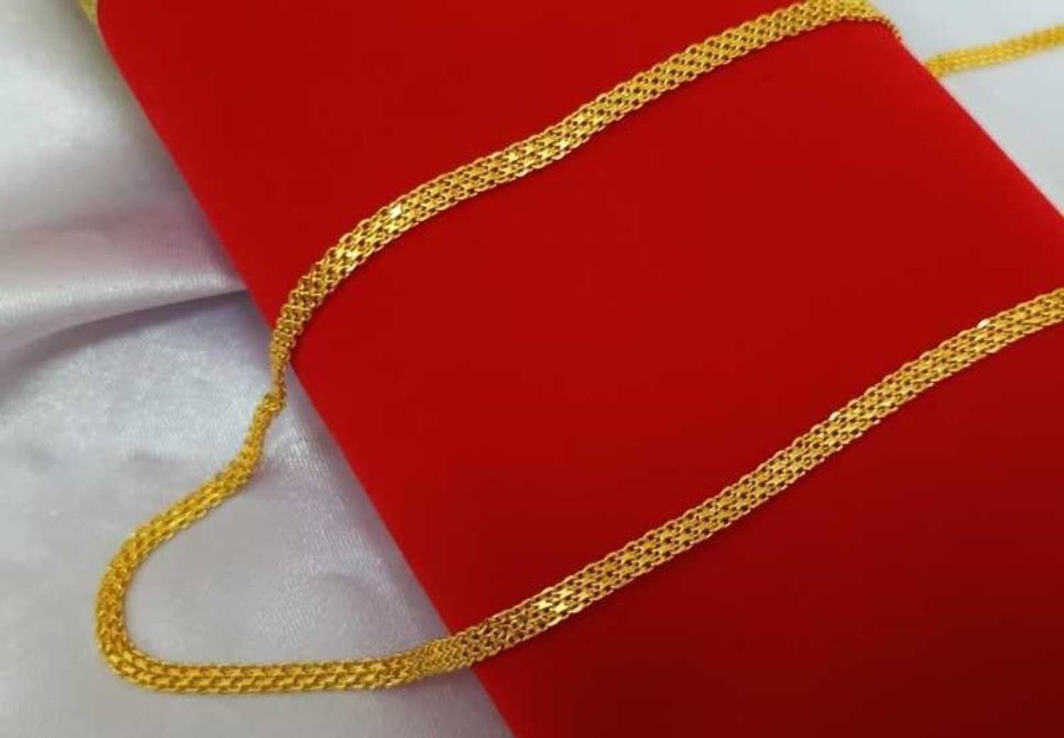 ABC (BUY 1 ) LONG SIZE 24 INCH Gold-plated Plated Alloy Chain