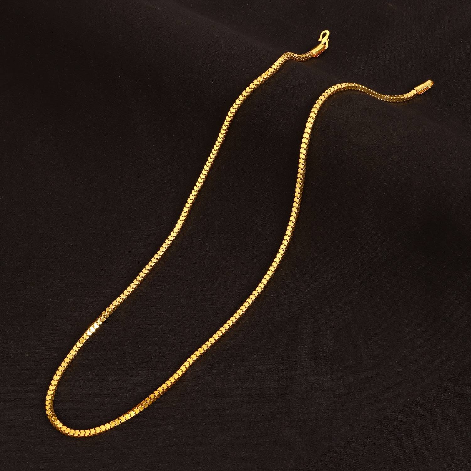 THMT Men’s Gold Plated Neckchain Combo Set of 4 Pack of 4 - Image 3