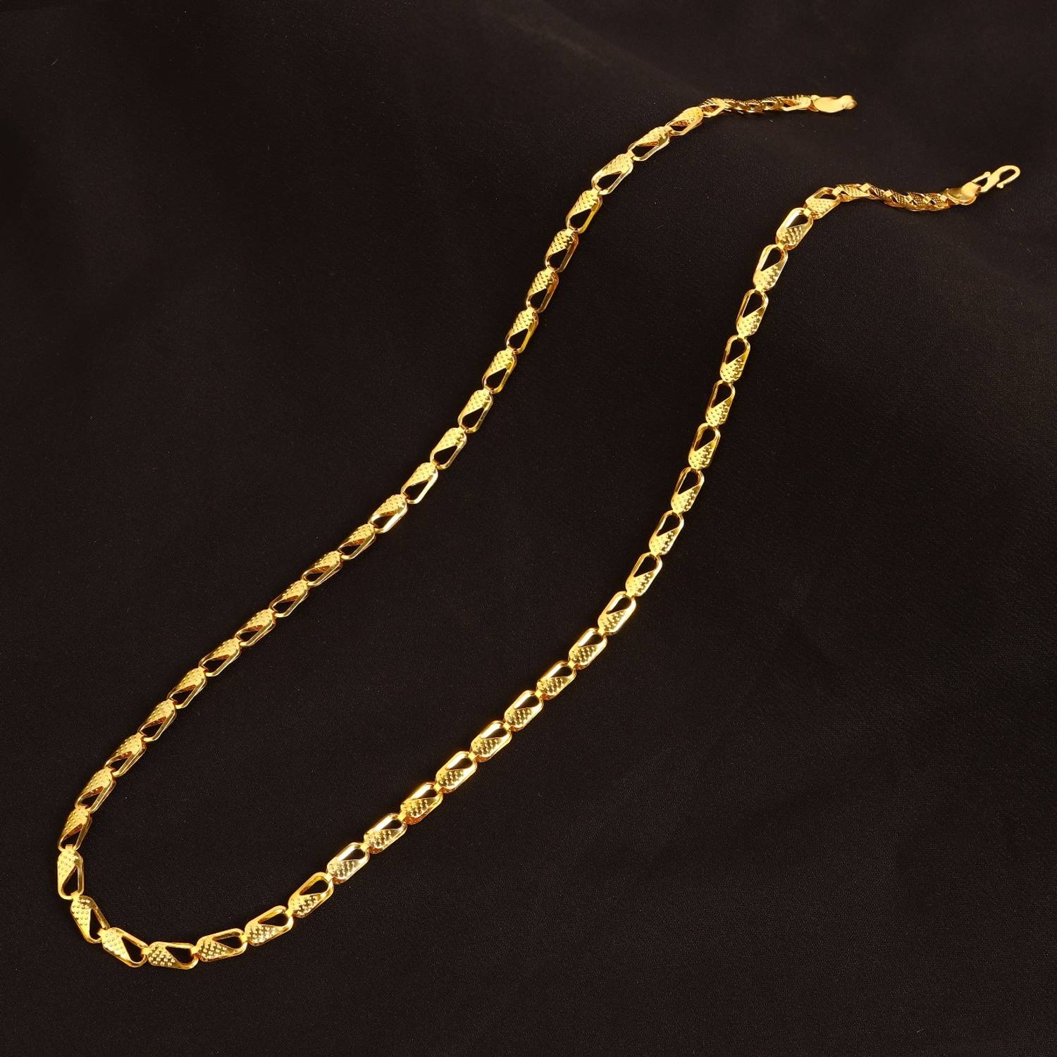 THMT Men’s Gold Plated Neckchain Combo Set of 4 Pack of 4 - Image 2