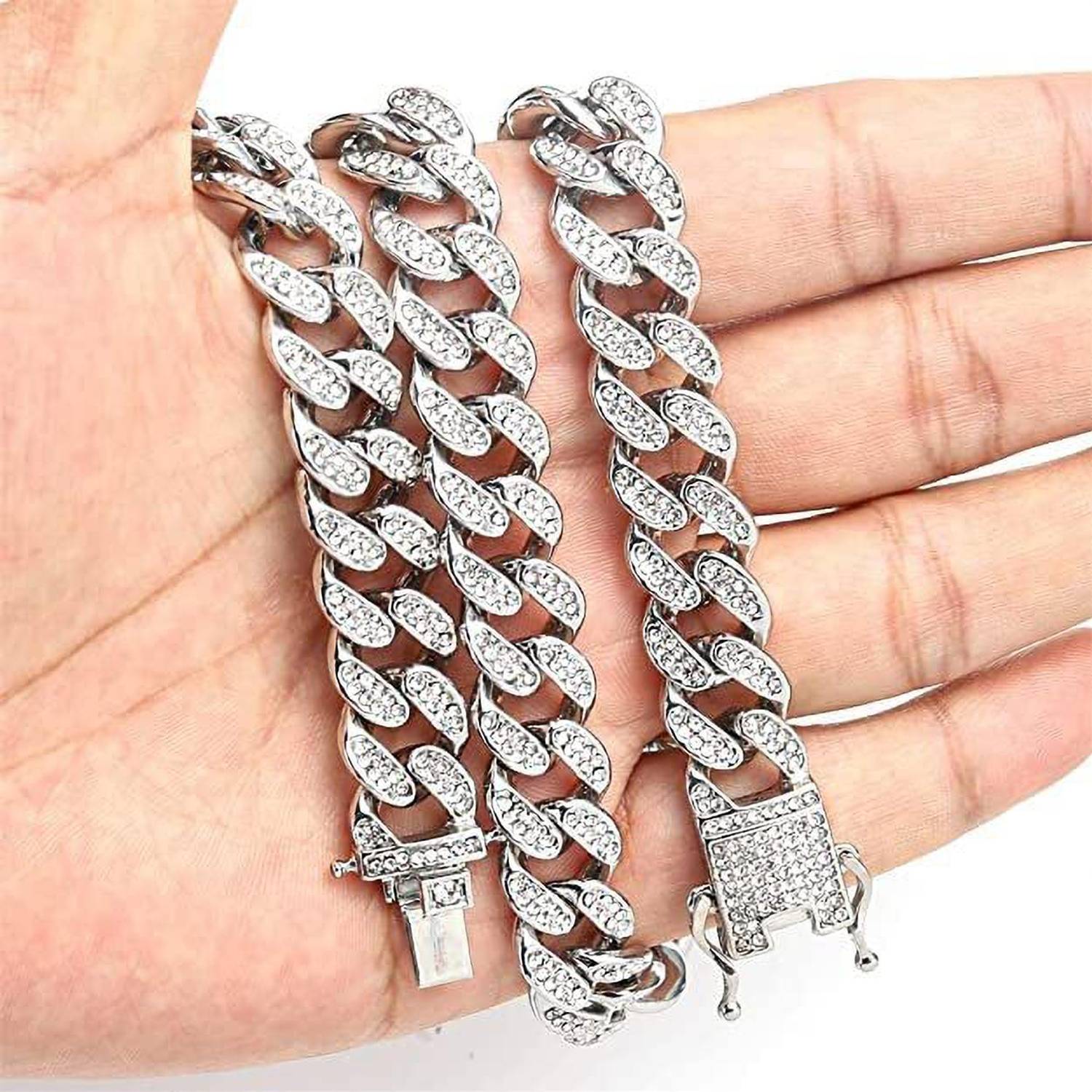 MEENAZ Hip Hop Cuban Chain chain miami cuban link chains Rapper