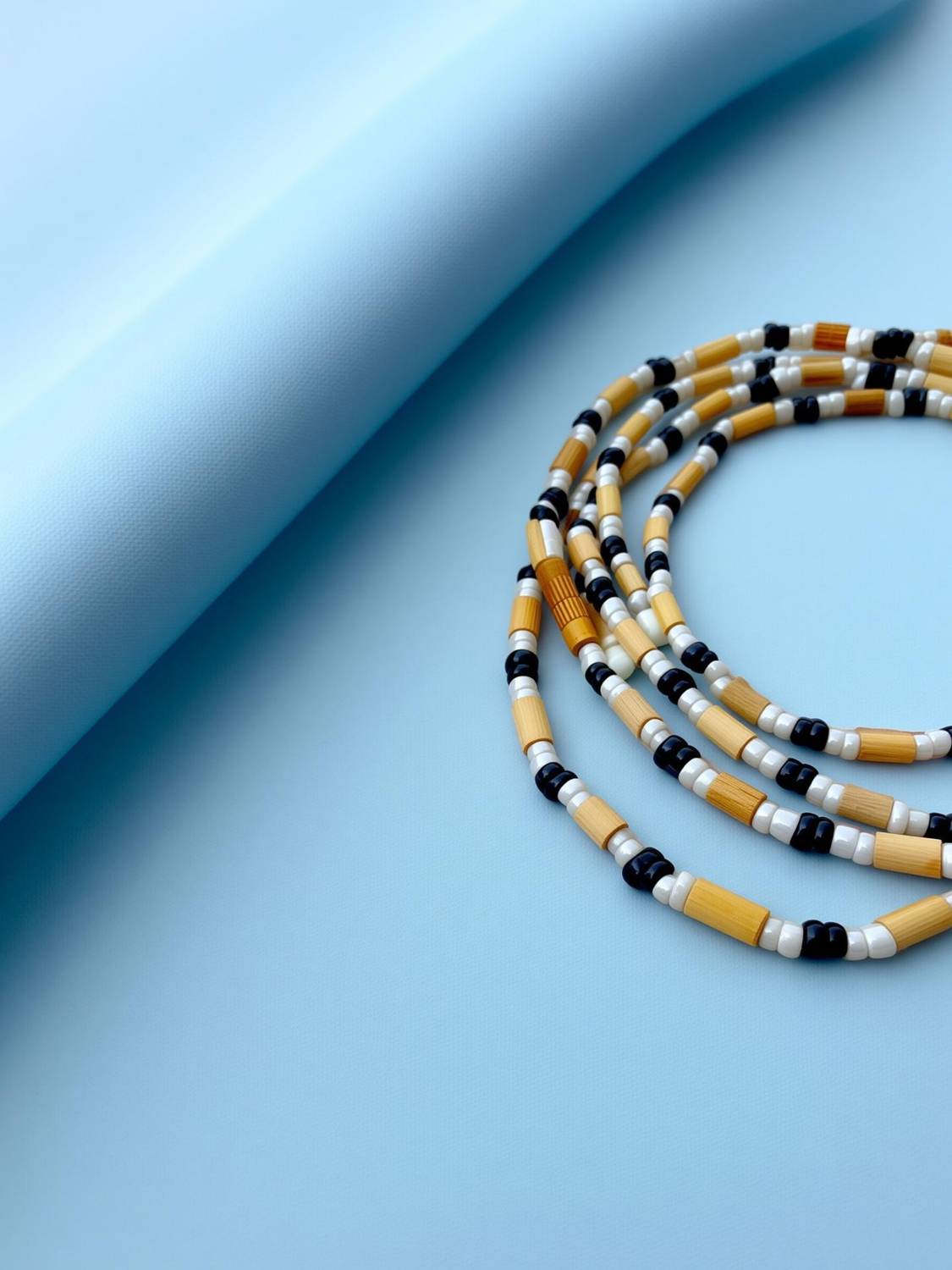 BRAJSTORE Crystal Wood Chain