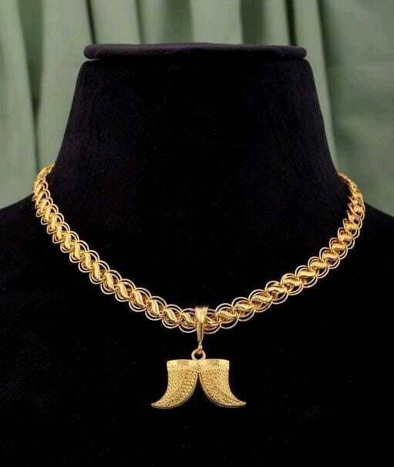 Bhumi09 Exclusive Design Chain02+ Double Teeth Gold-plated Plated Alloy Chain
