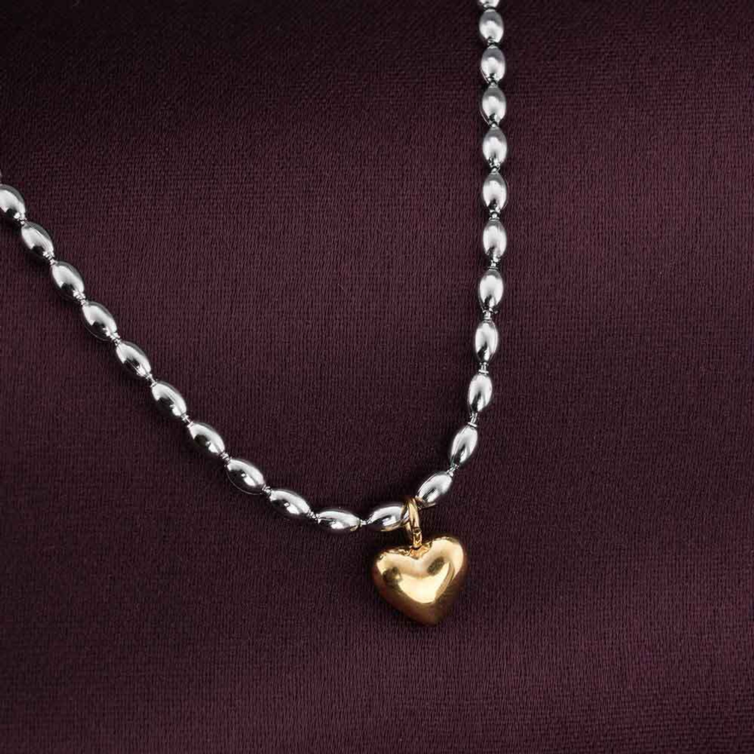 Image of PALMONAS Gold-plated Stainless Steel Pendant Set