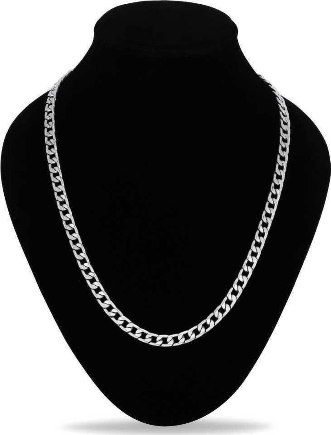 Atulenterprises Silver Plated Alloy Chain