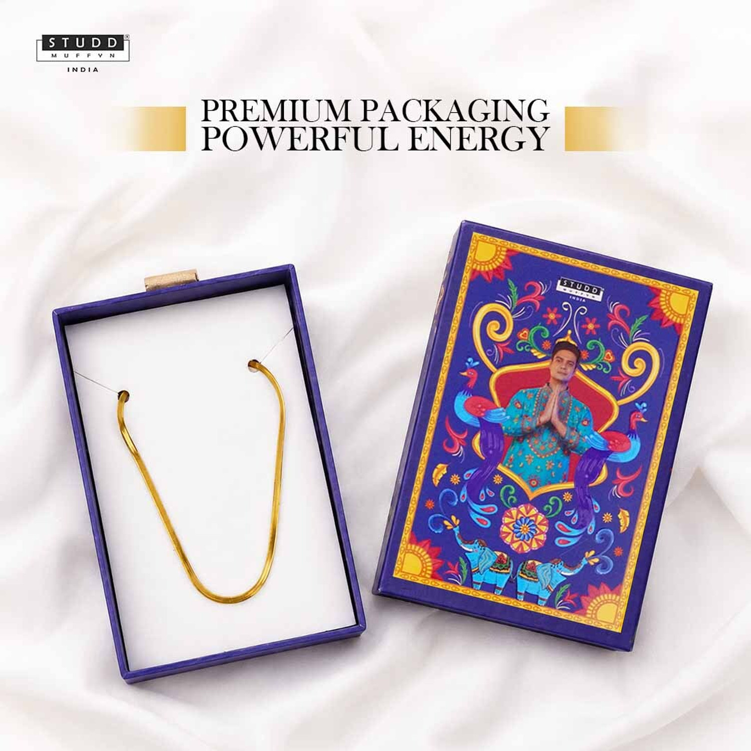 Image of Studd Muffyn VELORE Snake Chain - 18K Gold Tone Plated Gold-plated Plated Metal Chain