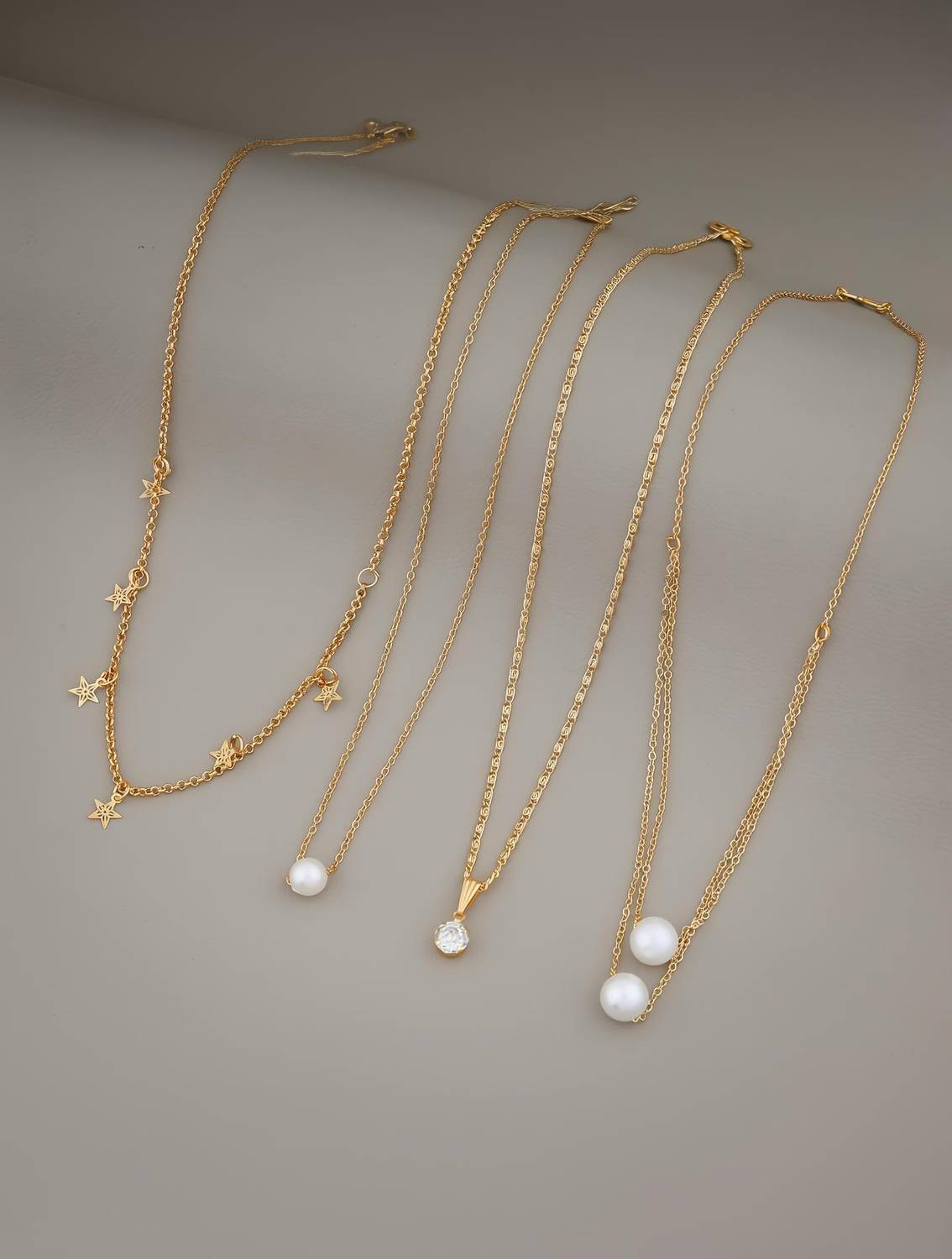 Bhumi09 Gold-plated Plated Brass Chain