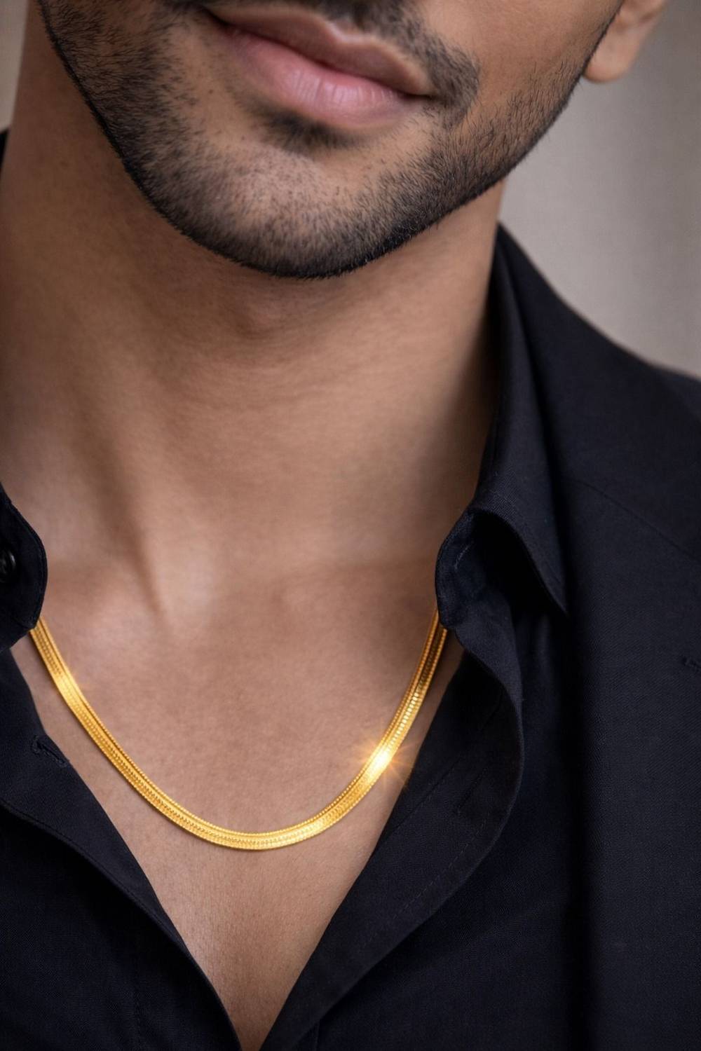 Kp collection Elegant Gold Snake Chain - Image 3
