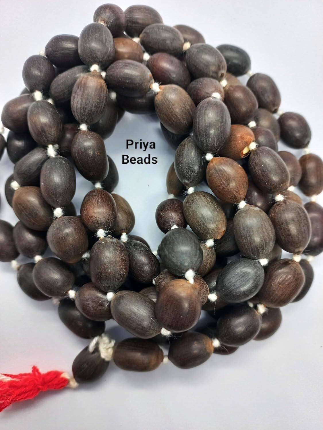 Priya Beads 108 Lotus Seed Japa Mala for Pooja - Image 3
