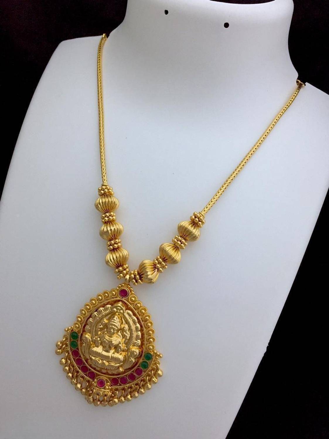 ACHU JEWELS Cubic Zirconia Gold-plated Plated Brass Chain