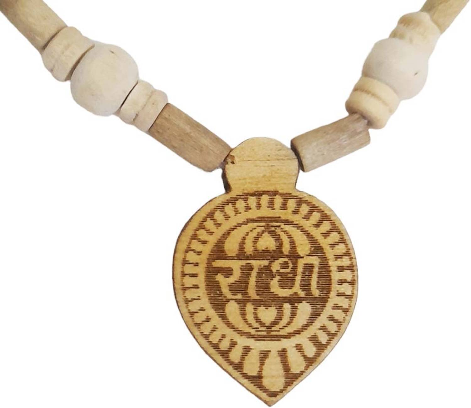 AIKAANT Handcrafted 'RADHA' 100% Original Tulsi Mala for Devotees | Tulasi Kanthi Mala Wood Necklace