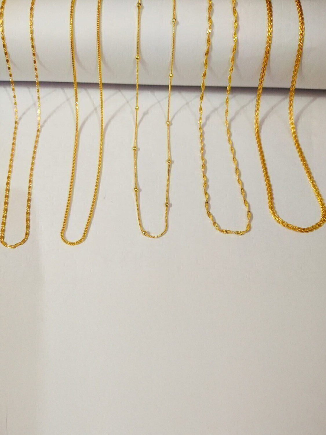 Image of Stylic VERY LONG 21 INCH Long for Women and Girls Gold-plated Plated Alloy Chain Set