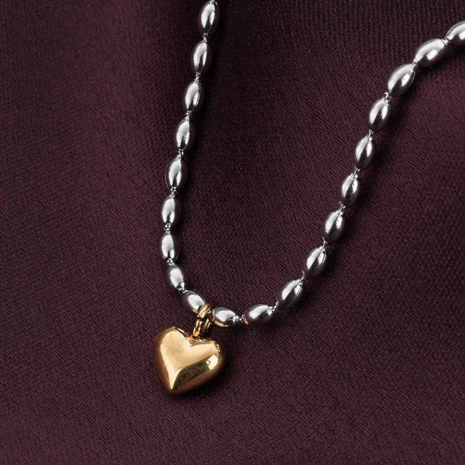 Image of PALMONAS Gold-plated Stainless Steel Pendant Set