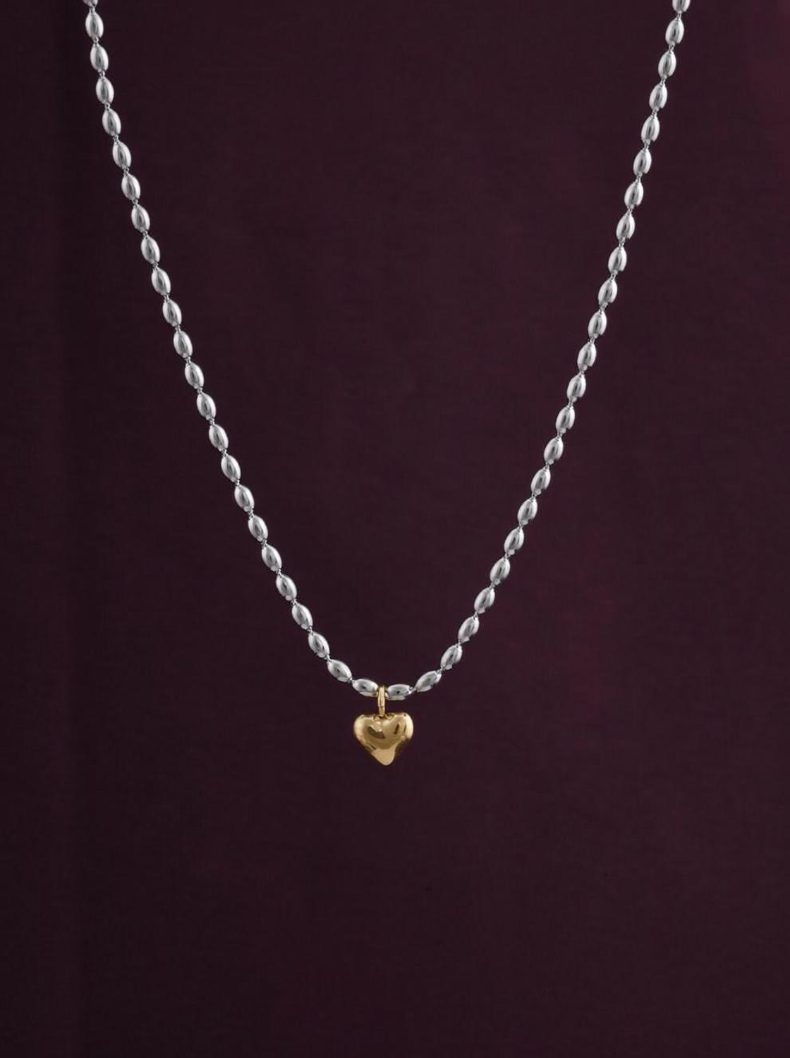 Image of PALMONAS Gold-plated Stainless Steel Pendant Set