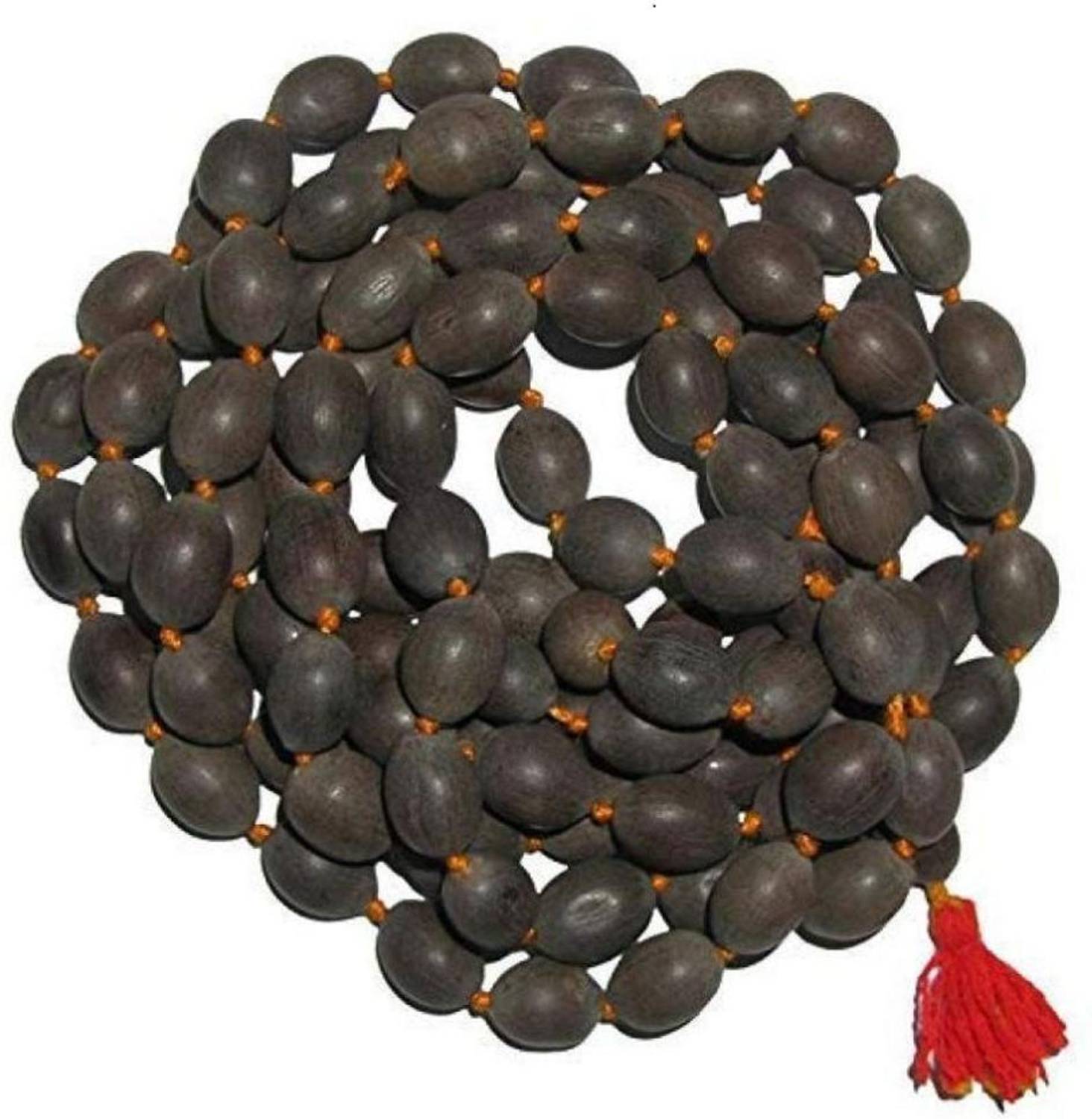 AYE KAMAL GATTA MALA 108 BEADS Wood, Rudraksha Chain