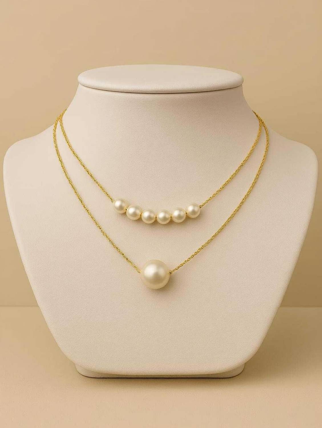 Agrawal Sales Designer women gold layered chain necklace Beads Silver Plated Alloy Chain