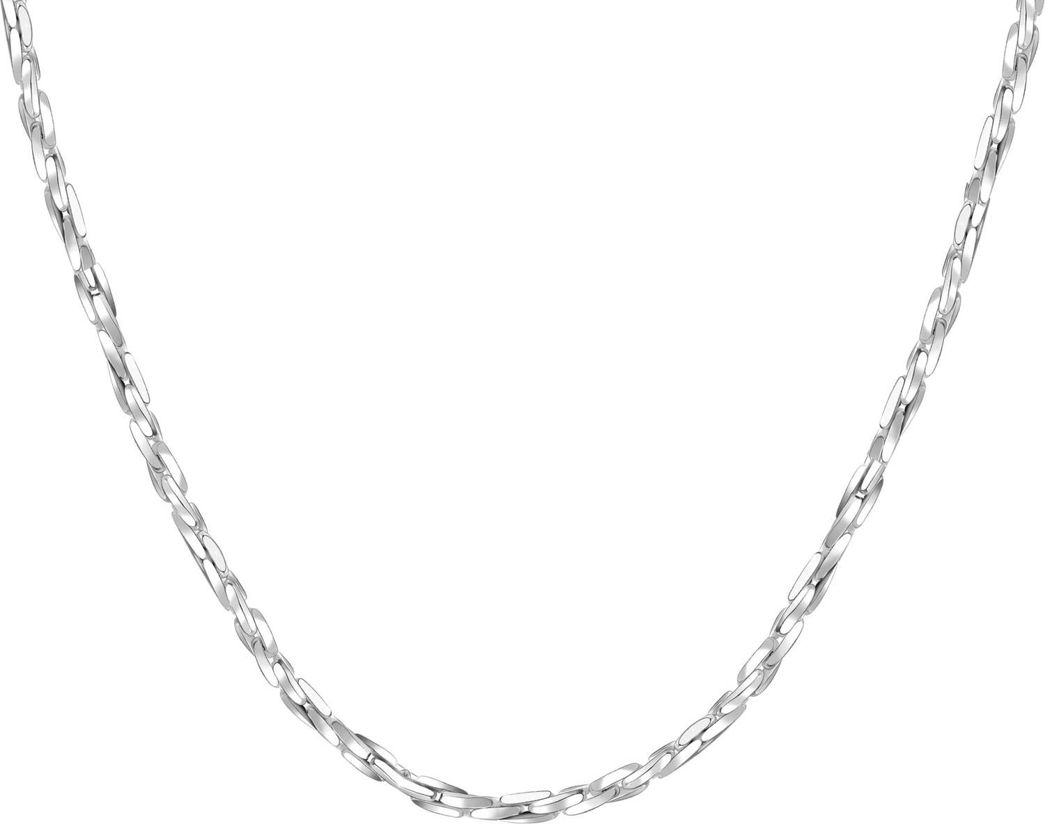 GIVA Sterling Silver Twisted Treasure Chain for Womens and Girls