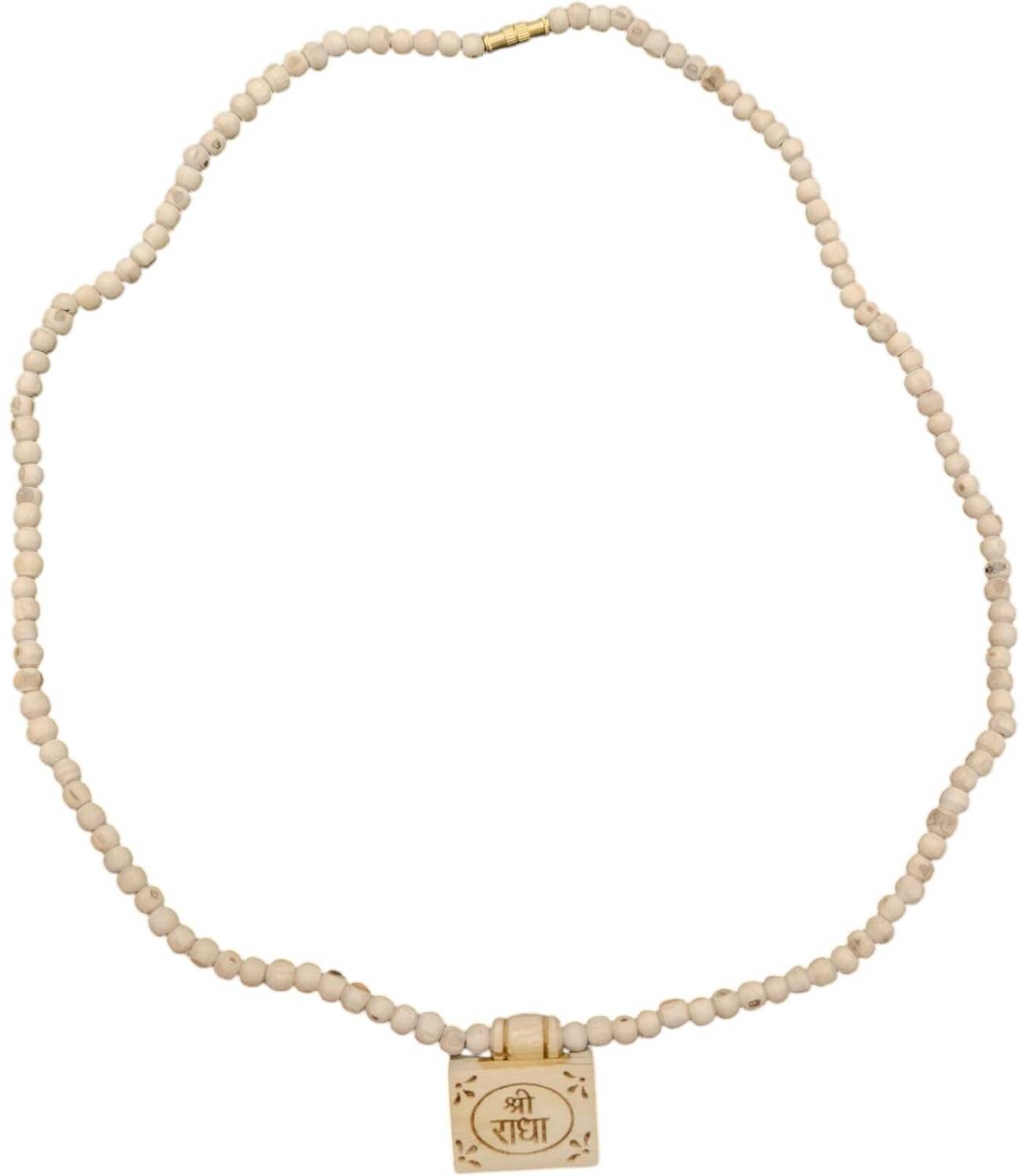 BHAKTI Tulsi Beads Kanthi Mala Necklace - Image 1