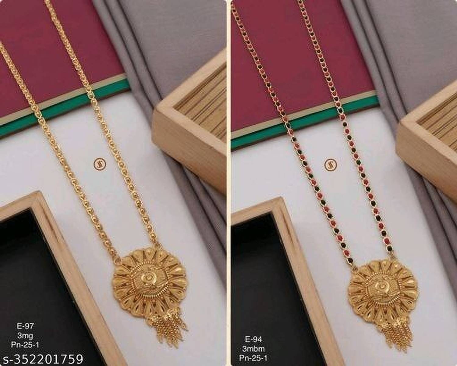 Bhumi09 Gold-plated Plated Brass Chain