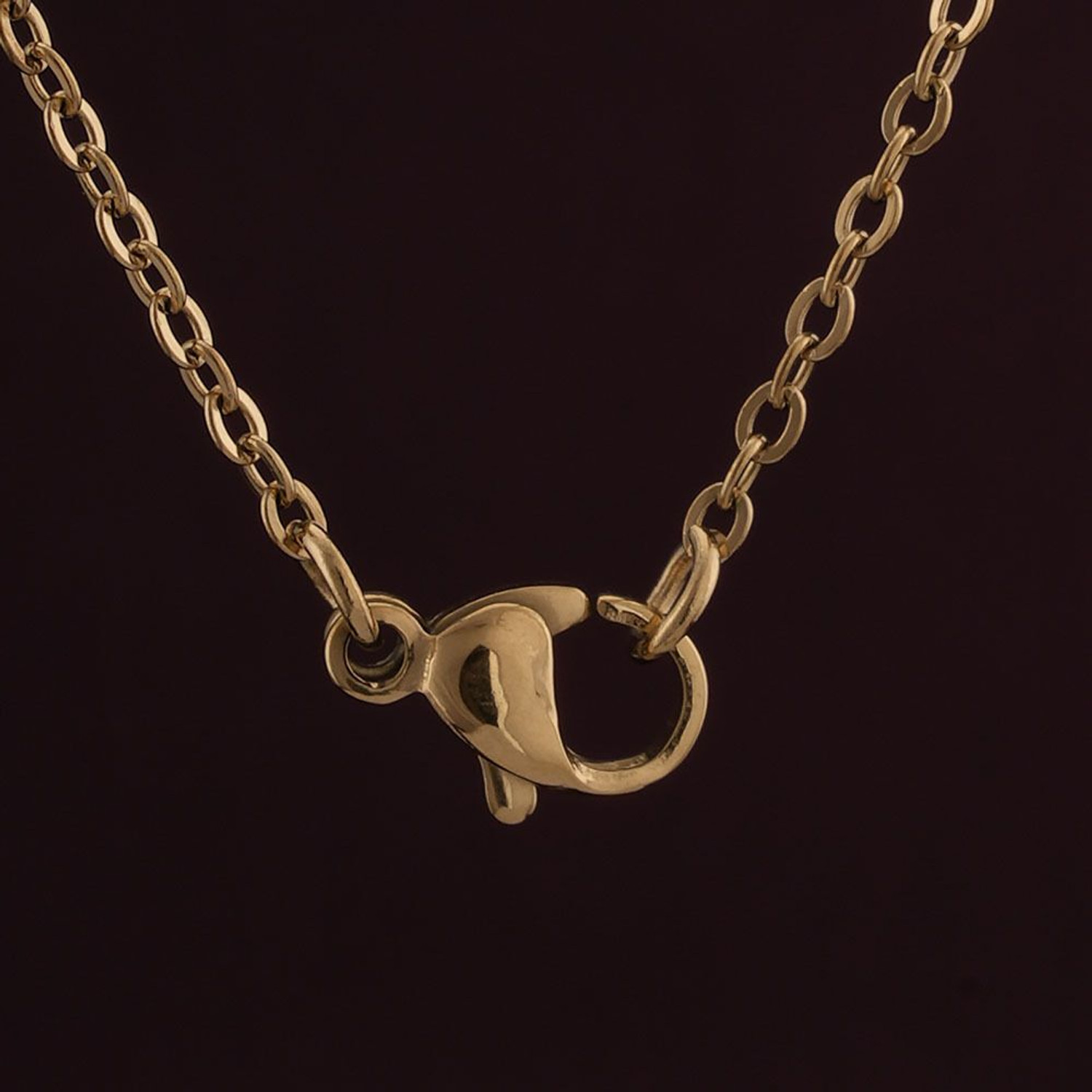 Image of PALMONAS Gold-plated Plated Stainless Steel Chain
