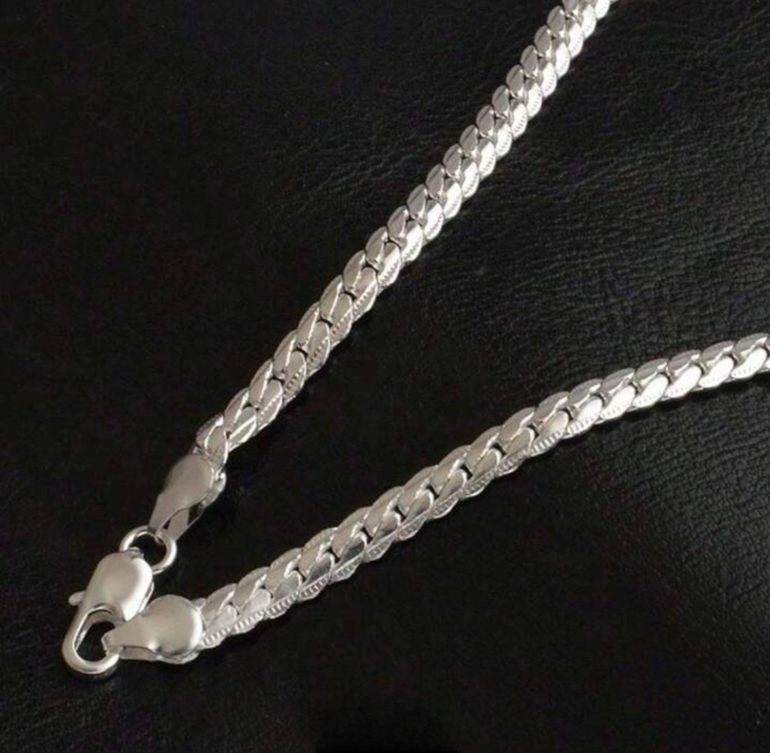 Image of JUNKY JEWEL Herringbone Silver Chain For Men Stylish Necklace For men Chain for boys Gold-plated Plated Stainless Steel Chain