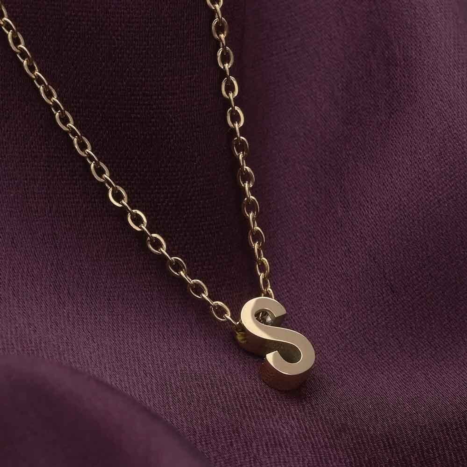 Image of PALMONAS Gold-plated Plated Stainless Steel Chain