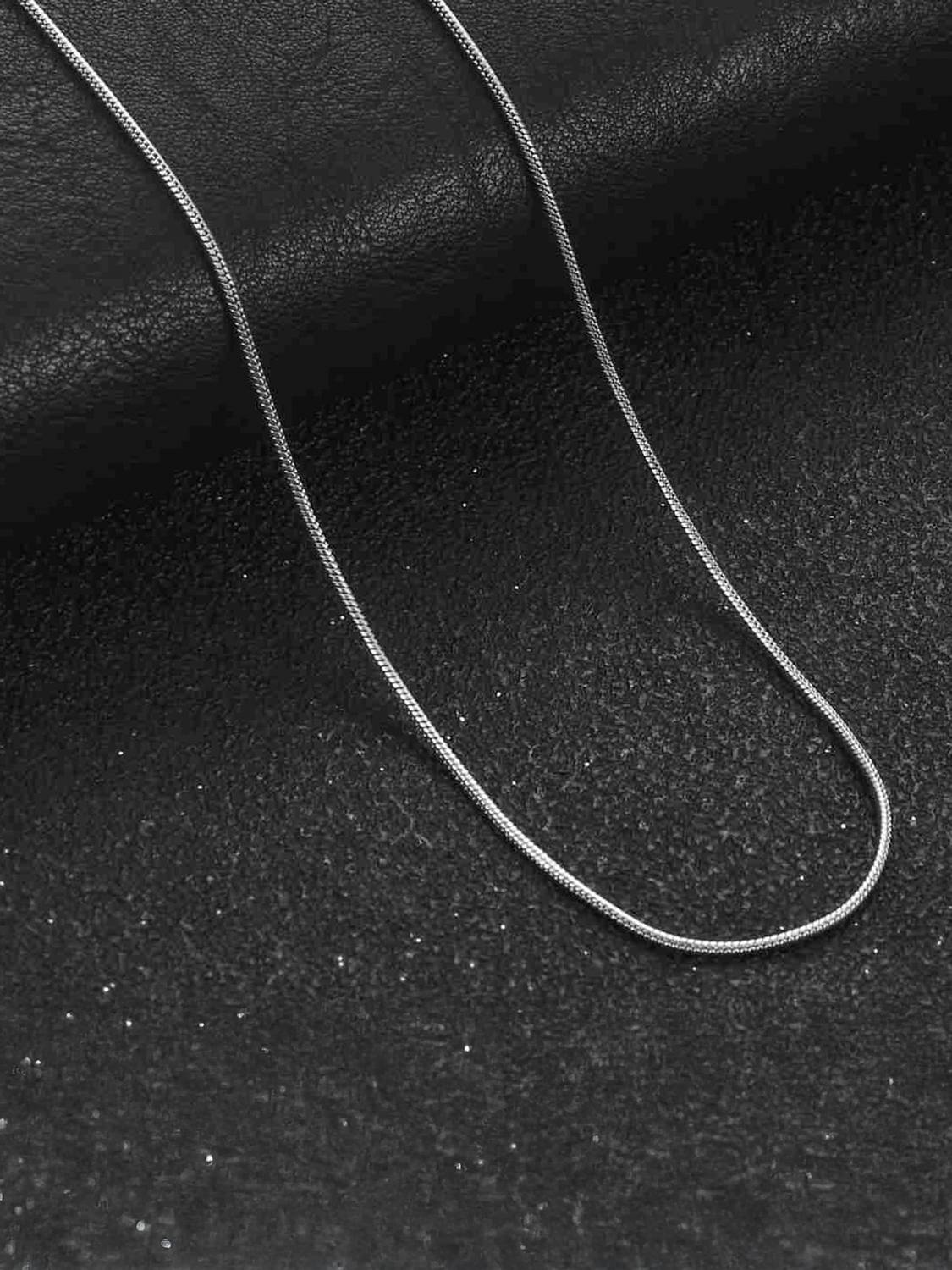 REVERSEA 2mm Silver Waterproof Necklace - Image 1