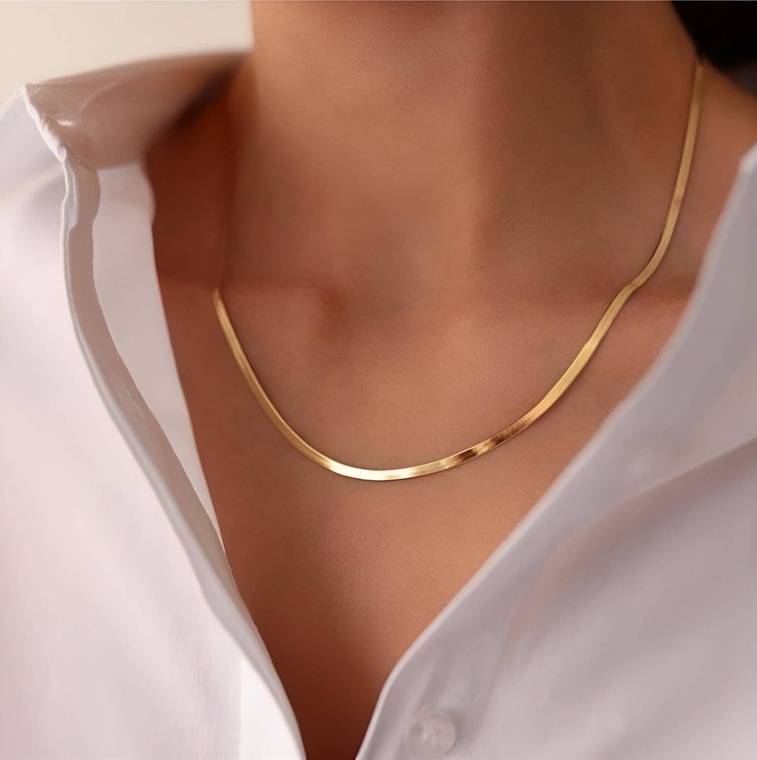 ALEXIJEWELS Gold-plated Plated Alloy Chain