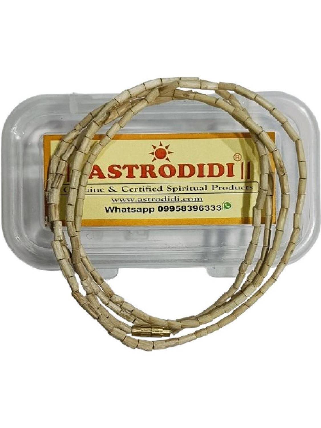 Astrodidi Tulsi Kanthi Mala for Men and Women Wood Chain
