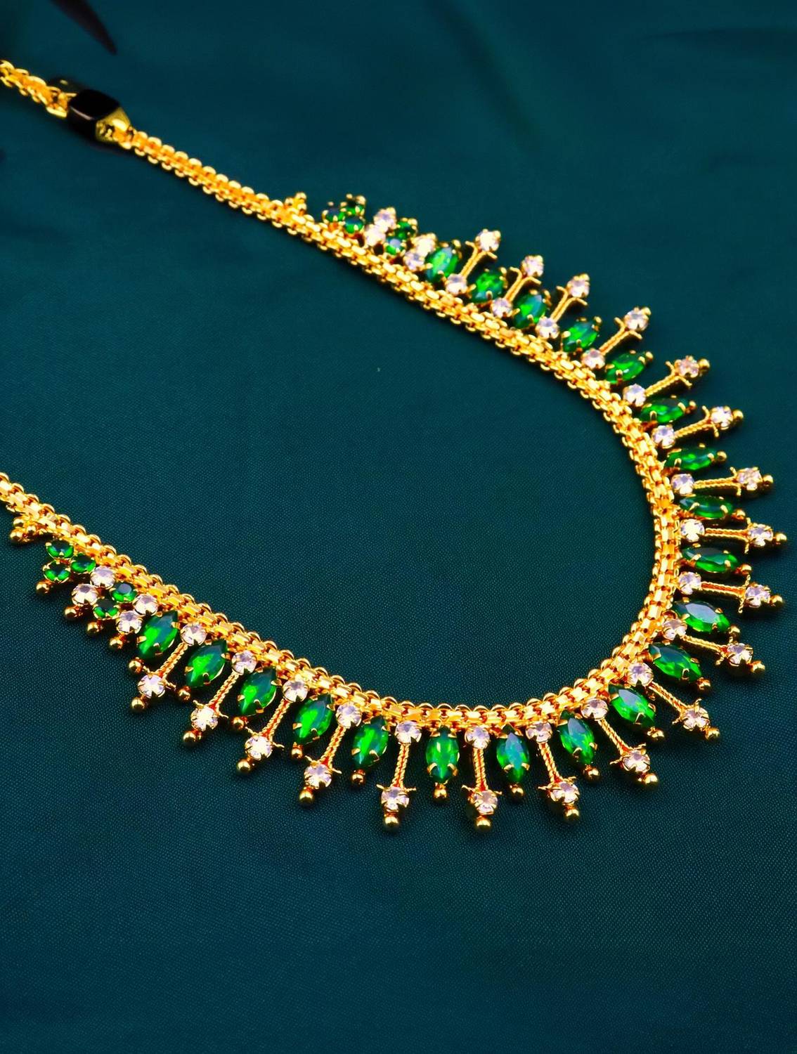 AHR FASHION one gram gold plated necklace for women Gold-plated Plated Brass Necklace