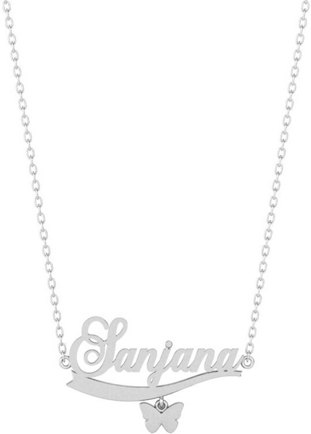 KIORAH Personalised Sanjana Rose Gold Necklace - Image 1