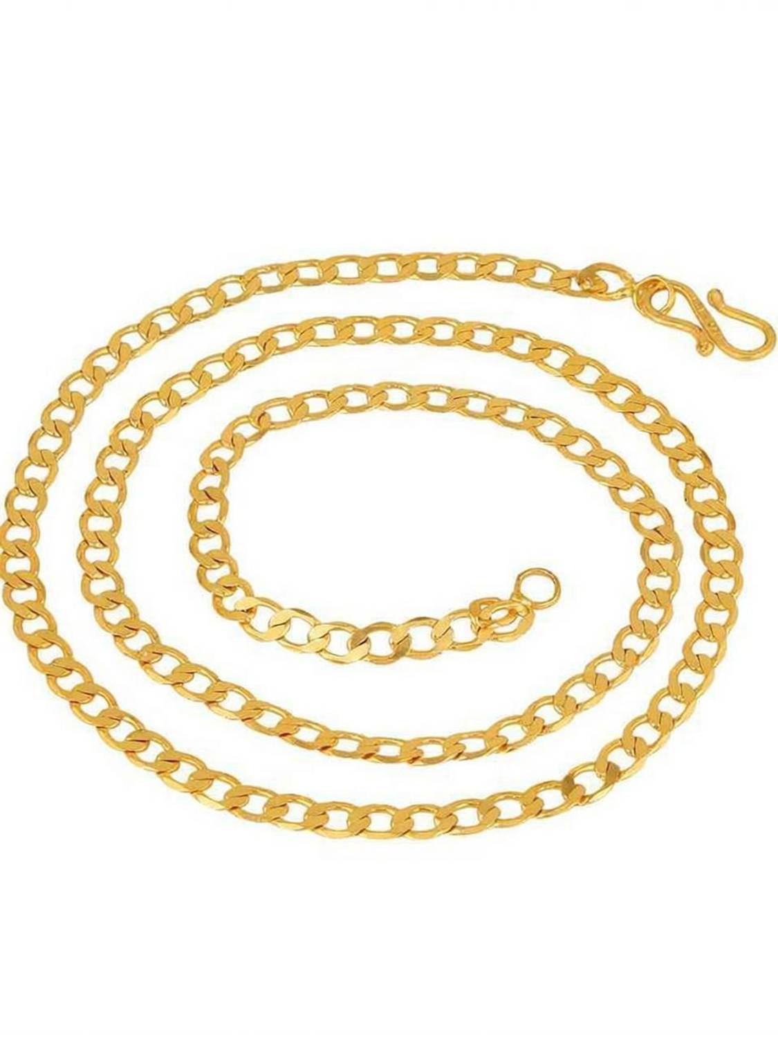 Happy Stoning Stylish One gram Gold plated chain (20 Inches) Gold-plated Plated Brass Chain