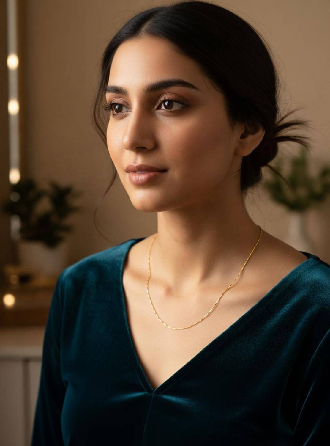 Adoxy wobei fashion 1 gm gold plated chain-18 Gold-plated Plated Brass Chain