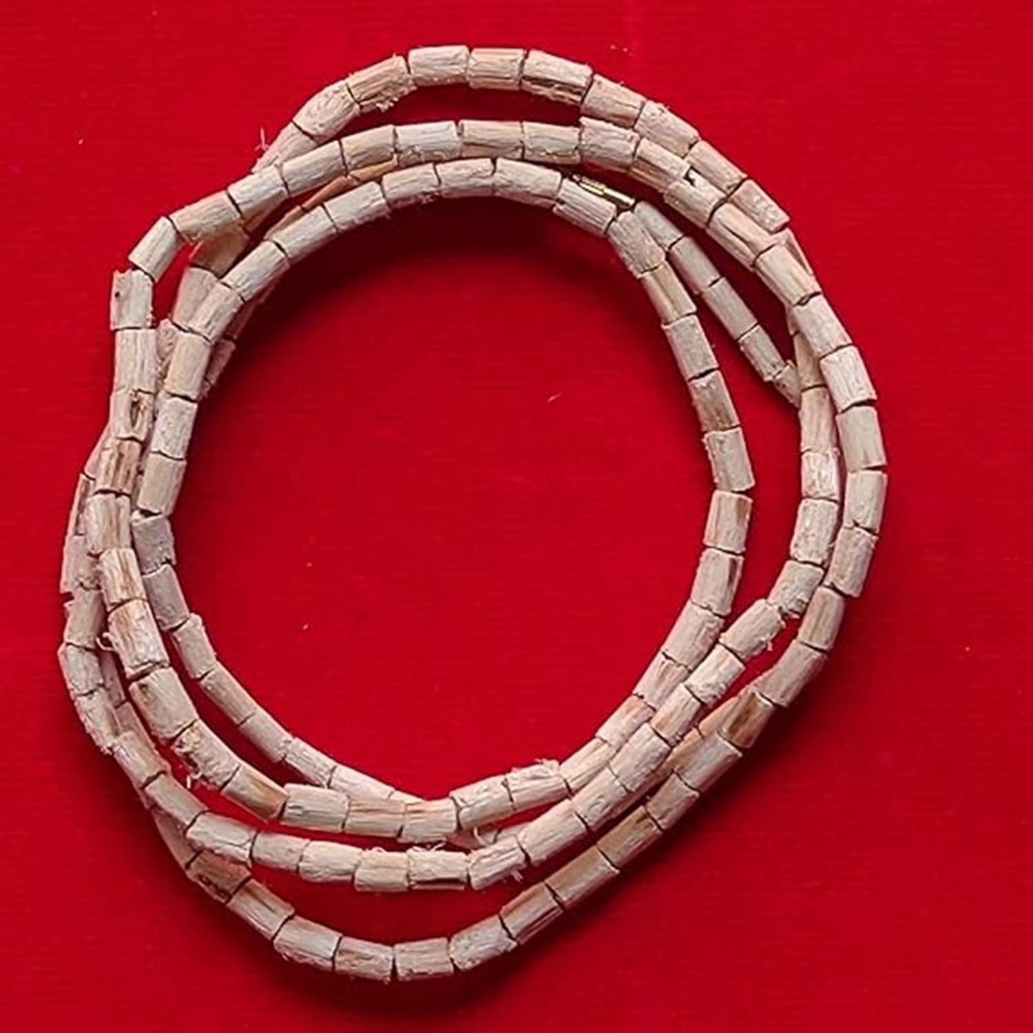 Astrodidi 100% Pure Original Tulsi Kanthi Mala Medium Size Beads Wood Chain